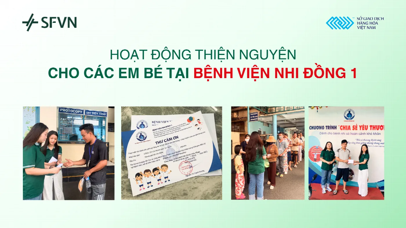 Hoạt động thiện nguyện tháng 6: Trao yêu thương đến các em nhỏ tại Bệnh viện Nhi Đồng 1