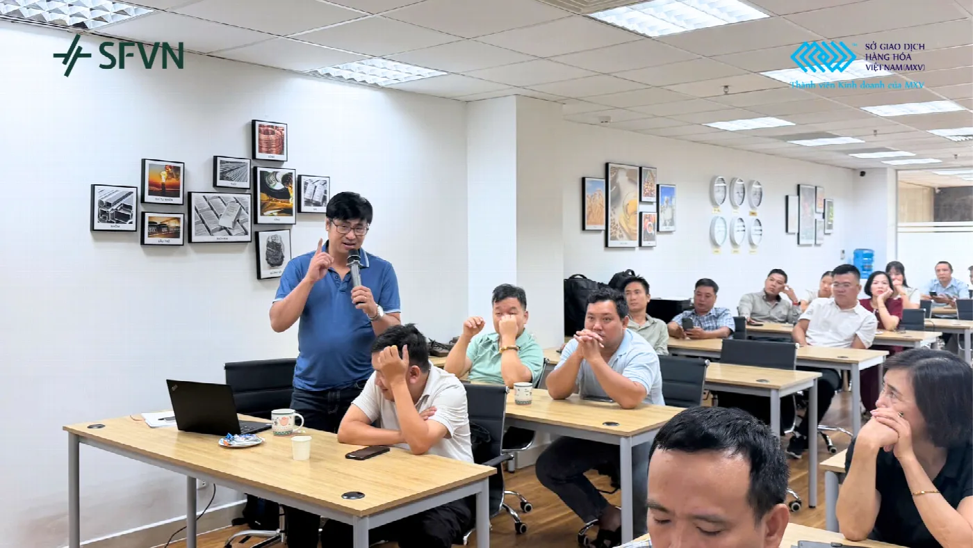 SFVN ĐỒNG HÀNH CÙNG ĐỐI TÁC MMV TỔ CHỨC BUỔI CHIA SẺ VỀ THỊ TRƯỜNG HÀNG HÓA PHÁI SINH TẠI TP.HCM